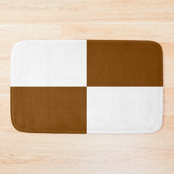 Item preview, Quarters - White and Chocolate Brown designed and sold by JustPatterns2.