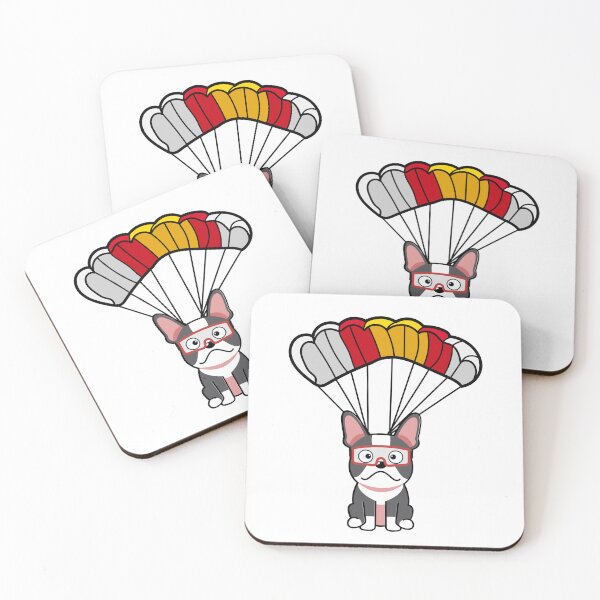 Item preview, Happy french bulldog has a parachute designed and sold by Pet Station.