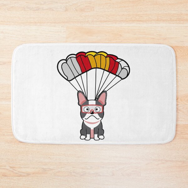 Item preview, Happy french bulldog has a parachute designed and sold by Pet Station.