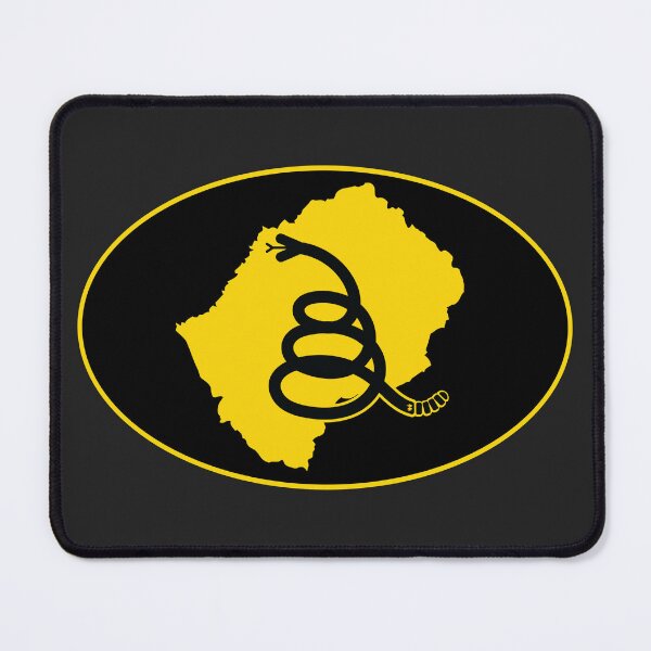 Item preview, LESOTHO - Freedom Is The Superpower - Modern Gadsden Snake Flag - Dont Tread On Me design designed and sold by pelagio.