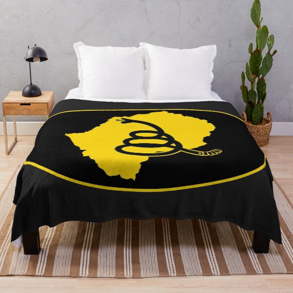 Item preview, LESOTHO - Freedom Is The Superpower - Modern Gadsden Snake Flag - Dont Tread On Me design designed and sold by pelagio.