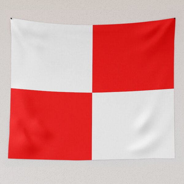 Item preview, Quarters - White and Red designed and sold by JustPatterns2.