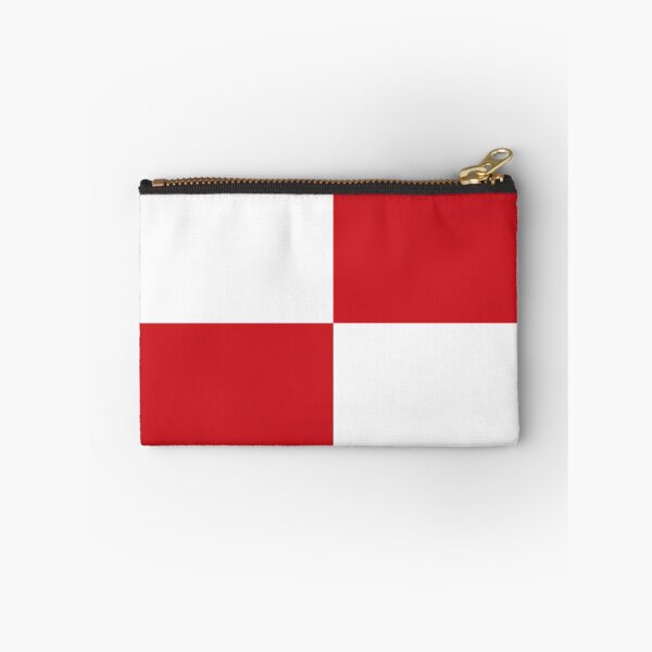 Item preview, Quarters - White and Fire Engine Red designed and sold by JustPatterns2.