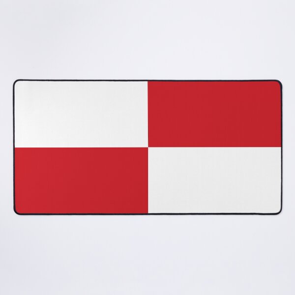 Item preview, Quarters - White and Fire Engine Red designed and sold by JustPatterns2.