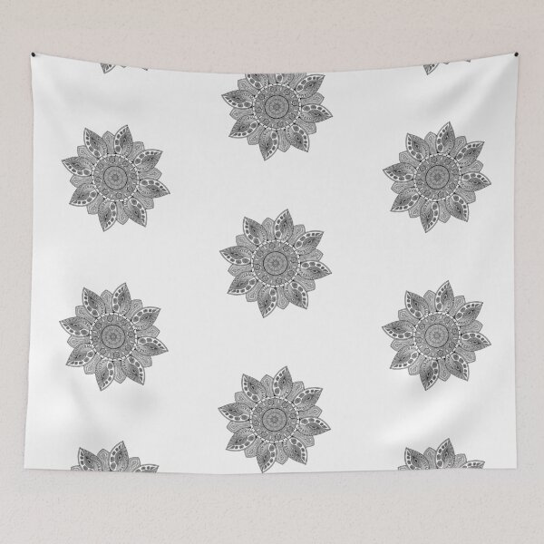 Item preview, Floral Zentangle Colorable picture designed and sold by ProudCrafter.