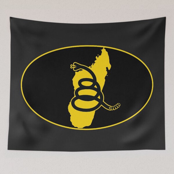 Item preview, MADAGASCAR - Freedom Is The Superpower - Modern Gadsden Snake Flag - Dont Tread On Me design designed and sold by pelagio.