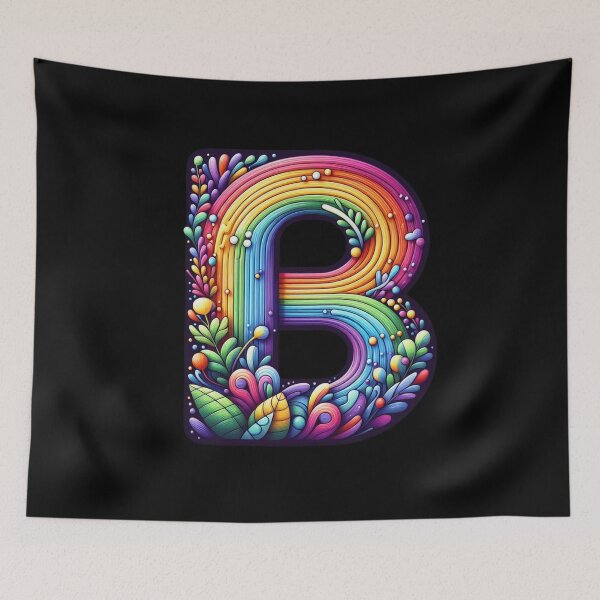 Item preview, Letter B, Rainbow designed and sold by Myra365Art.