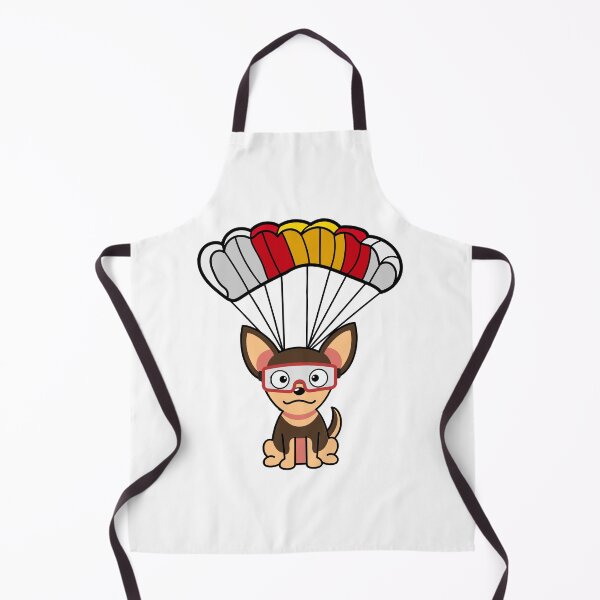 Item preview, Happy small dog has a parachute designed and sold by Pet Station.