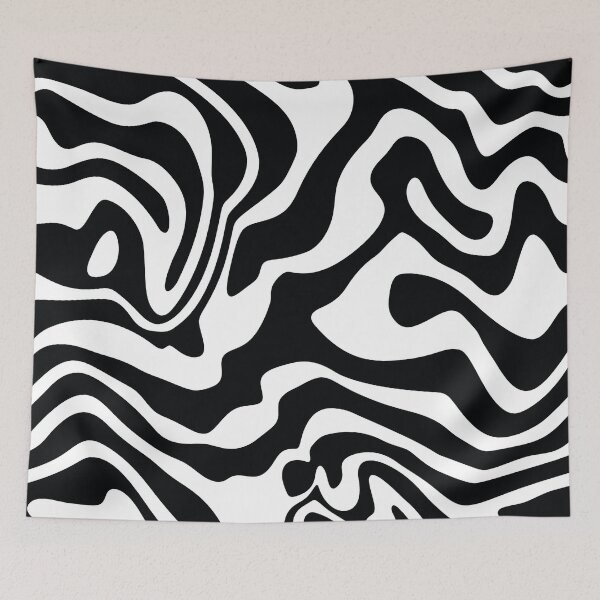 Item preview, Black Liquid Swirl designed and sold by NesaArtSpace.