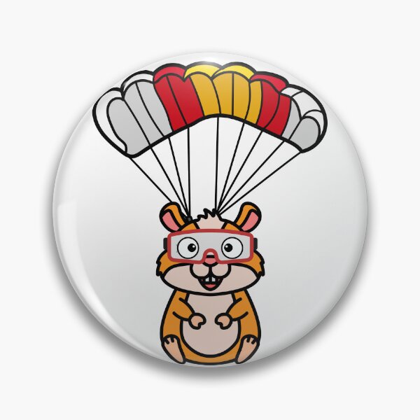 Item preview, Happy hamster has a parachute designed and sold by Pet Station.