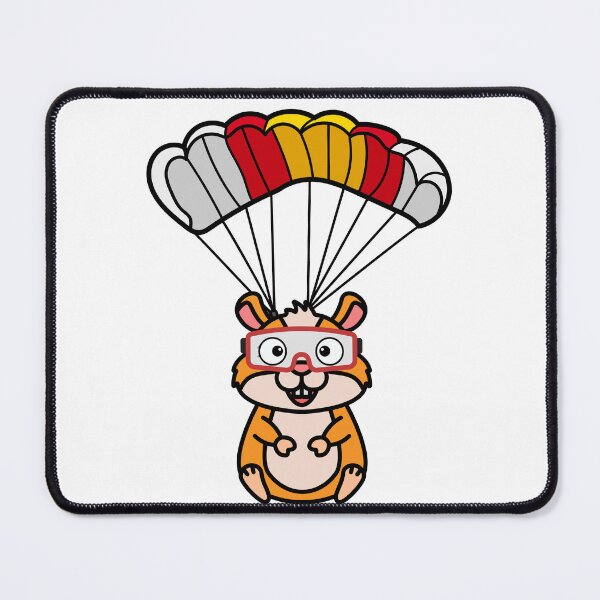 Item preview, Happy hamster has a parachute designed and sold by Pet Station.