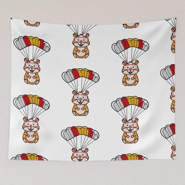 Item preview, Happy hamster has a parachute designed and sold by Pet Station.