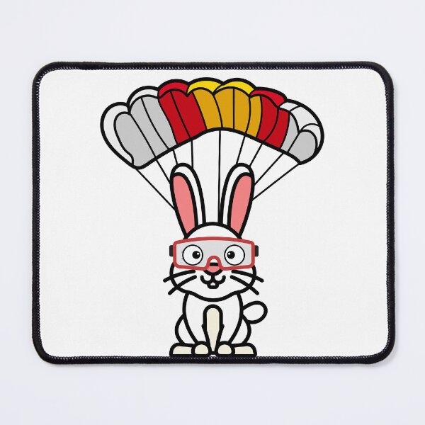 Item preview, Happy rabbit has a parachute designed and sold by Pet Station.