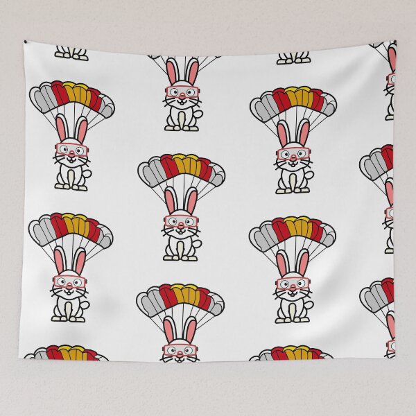 Item preview, Happy rabbit has a parachute designed and sold by Pet Station.