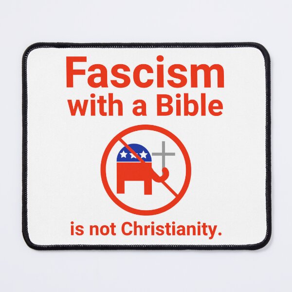 Item preview, Fascism with a bible is not Christianity designed and sold by Rachel the Artist .