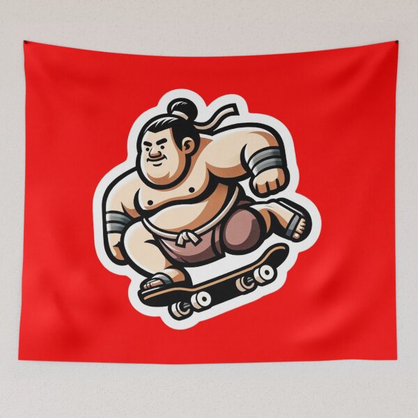Item preview, Sumo Skateboarder designed and sold by PinUpPizzazz.