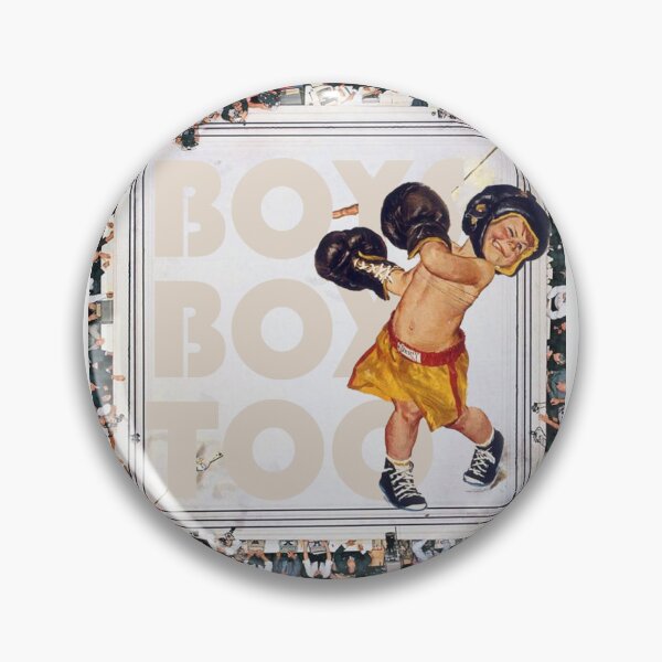 Item preview, BOYS BOX TOO young boy boxing poster  designed and sold by StreetJunkxemma.