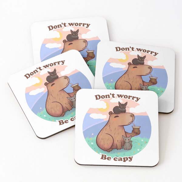 Item preview, Don't Worry Be Capy designed and sold by paoale-3.