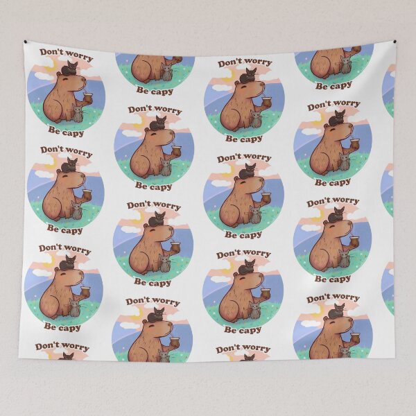 Item preview, Don't Worry Be Capy designed and sold by paoale-3.