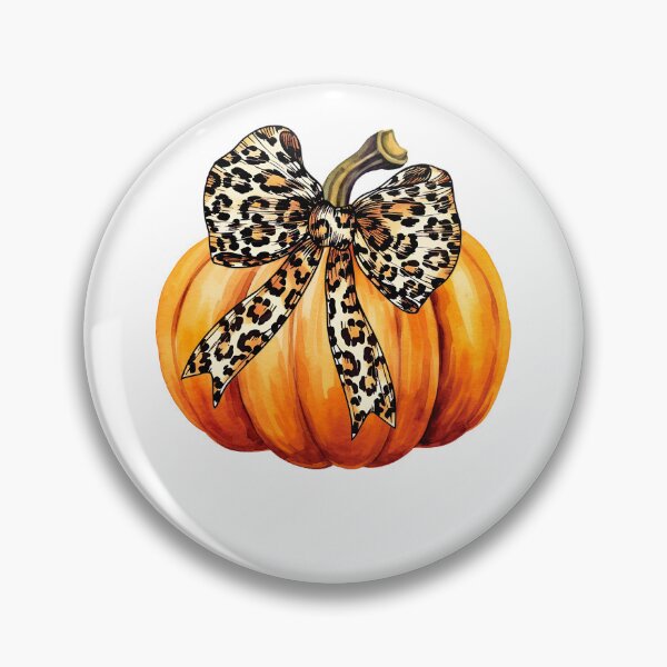 Item preview, Leopard Bow Pumpkin designed and sold by Tiffany Roy.