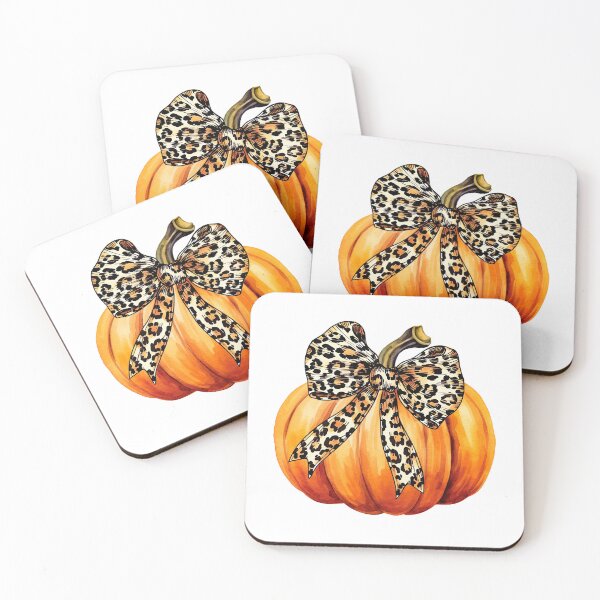 Item preview, Leopard Bow Pumpkin designed and sold by Tiffany Roy.
