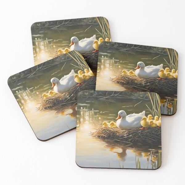 Item preview, Mother Duck and Ducklings  designed and sold by StoryofPieces.