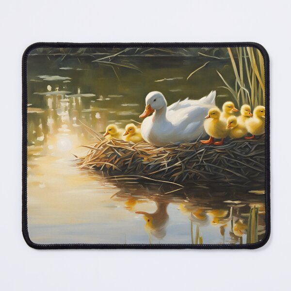 Item preview, Mother Duck and Ducklings designed and sold by StoryofPieces.