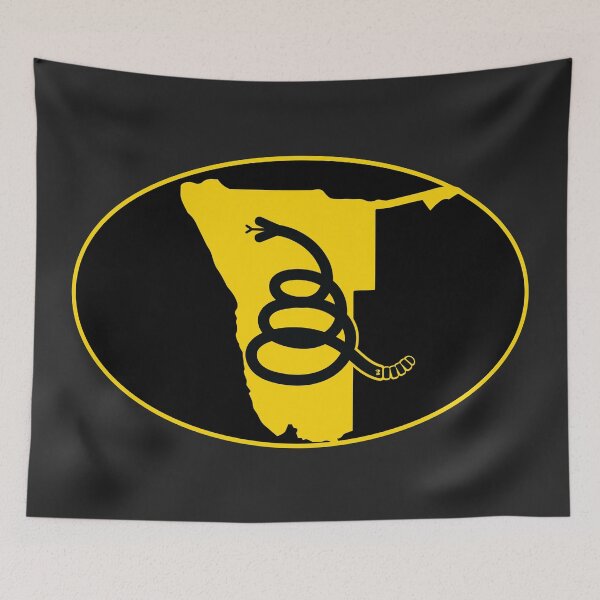 Item preview, NAMIBIA - Freedom Is The Superpower - Modern Gadsden Snake Flag - Dont Tread On Me design designed and sold by pelagio.
