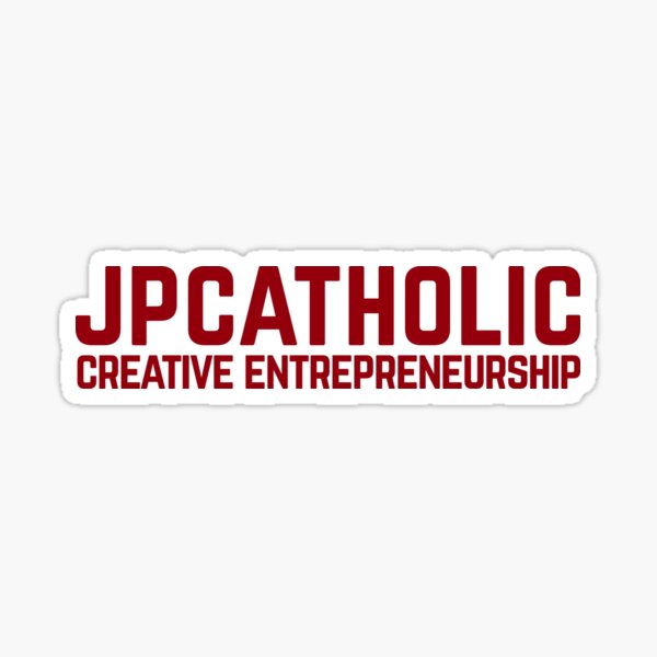 Item preview, JPCatholic Creative Entrepreneurship designed and sold by Patrick Schloss.
