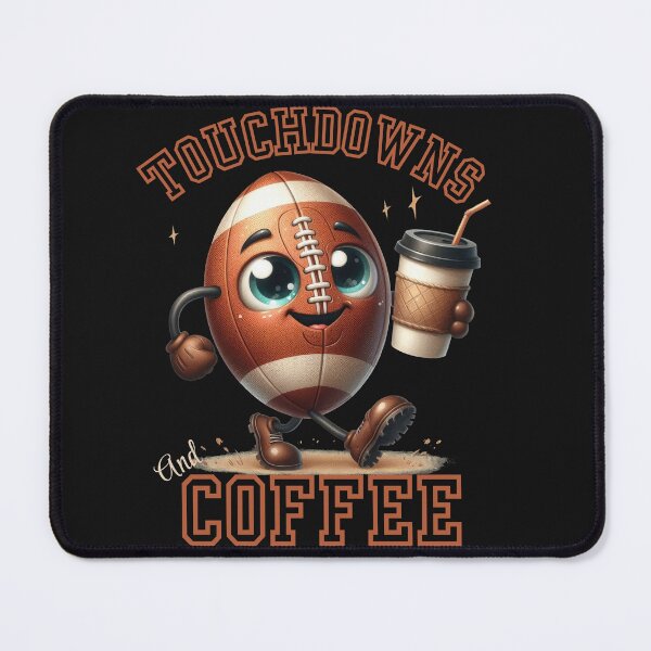 Item preview, Touchdowns and Coffee Football Design designed and sold by AlienOccupation.