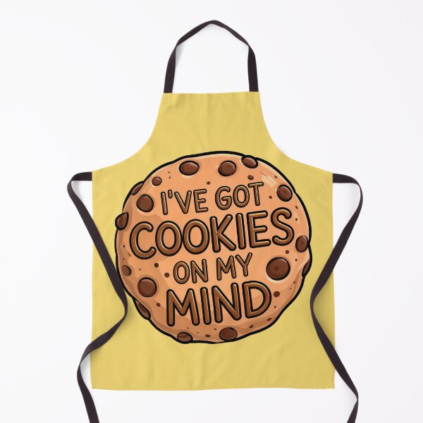 Item preview, I've Got Cookies On My Mind Funny Food Quote designed and sold by TheArtOfPat.