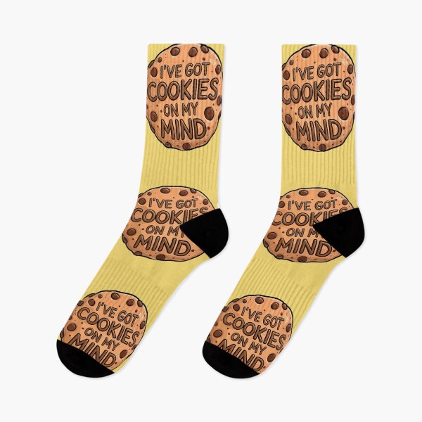 Item preview, I've Got Cookies On My Mind Funny Food Quote designed and sold by TheArtOfPat.