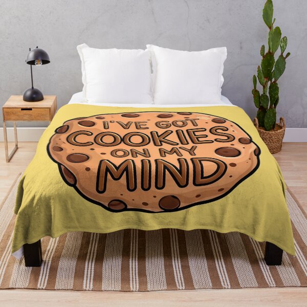 Item preview, I've Got Cookies On My Mind Funny Food Quote designed and sold by TheArtOfPat.