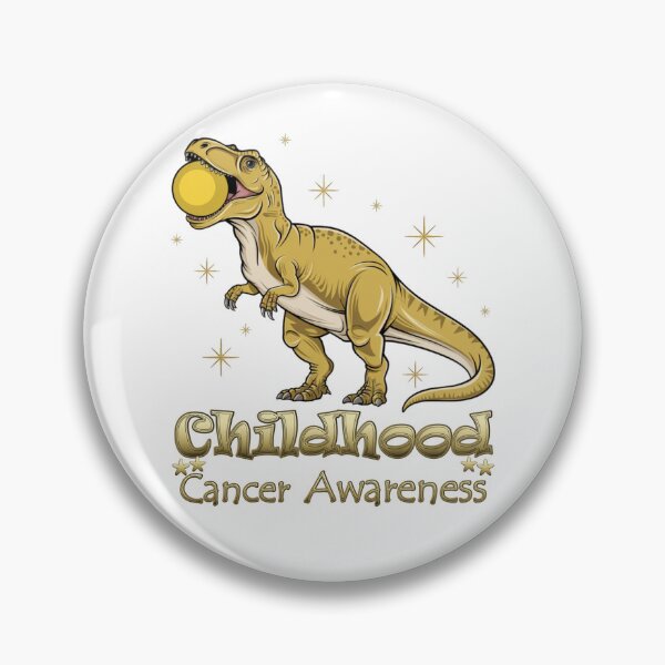 Item preview, dinosaur Fight childhood cancer Awarness designed and sold by mushopja.