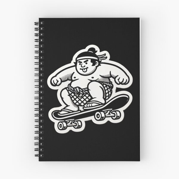 Item preview, Sumo skateboarder designed and sold by PinUpPizzazz.