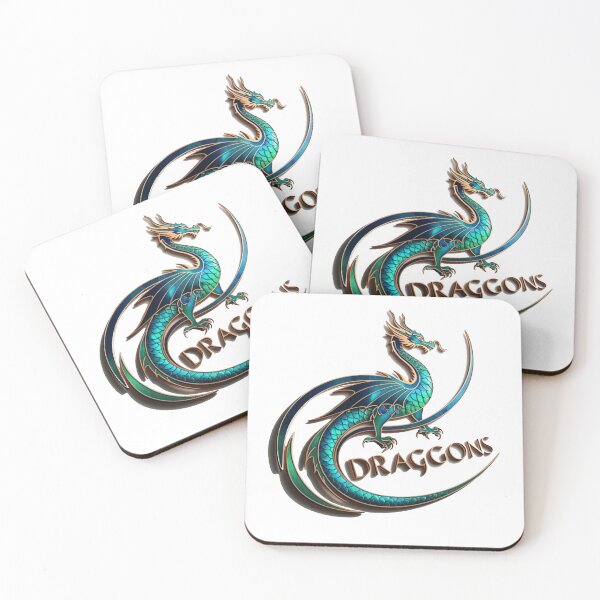 Item preview, A dragon logo with the word Dragons written below it designed and sold by PWDigitalArt.