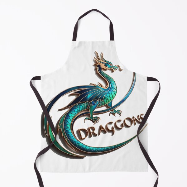 Item preview, A dragon logo with the word Dragons written below it designed and sold by PWDigitalArt.