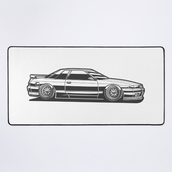 Item preview, Nissan GTR-32 Black And White Style designed and sold by TrilogyMerch.