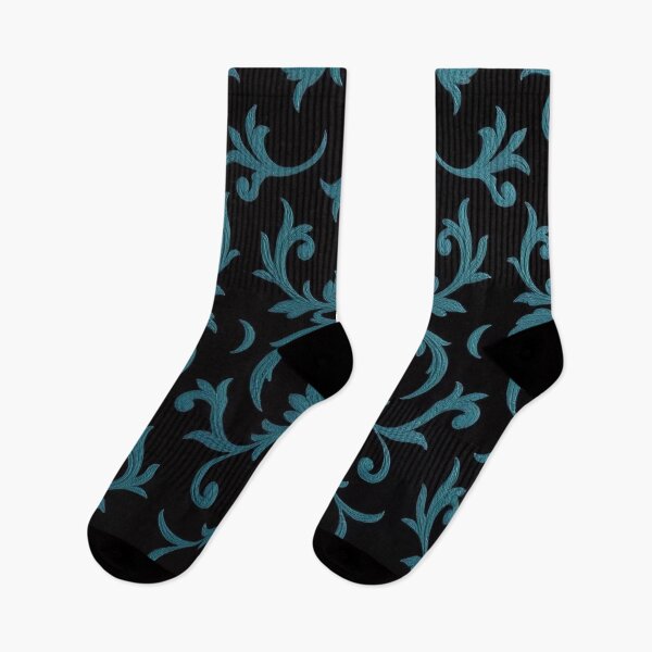Item preview, Black & Turquoise Damask designed and sold by DesignsByPrnces.