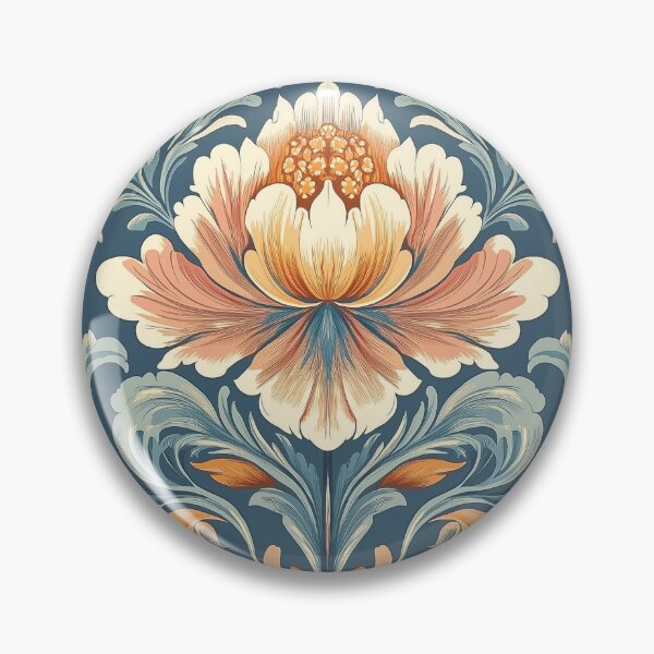 Item preview, Ornate Vintage Floral Seamless Pattern in Warm Tones designed and sold by KennySeamless.