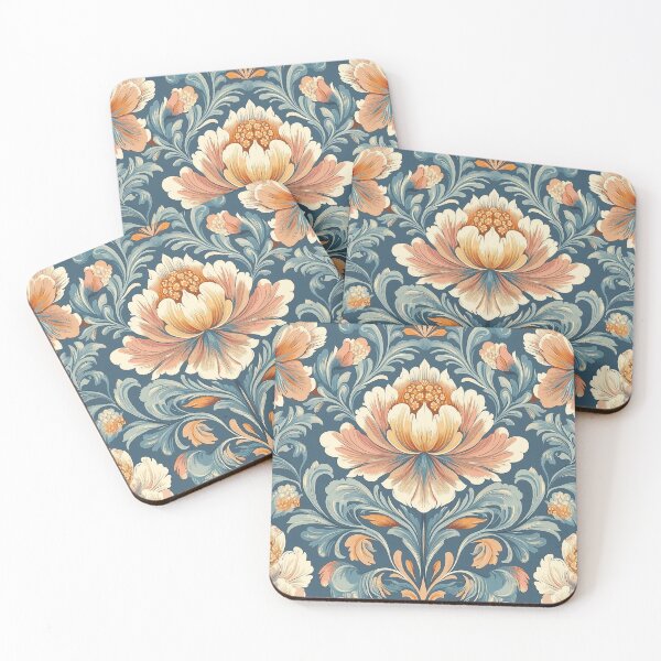 Item preview, Ornate Vintage Floral Seamless Pattern in Warm Tones designed and sold by KennySeamless.