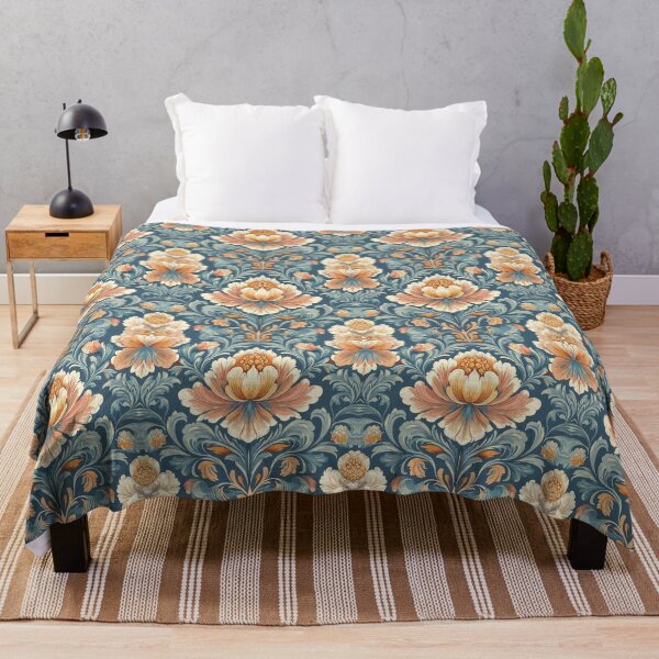Item preview, Ornate Vintage Floral Seamless Pattern in Warm Tones designed and sold by KennySeamless.