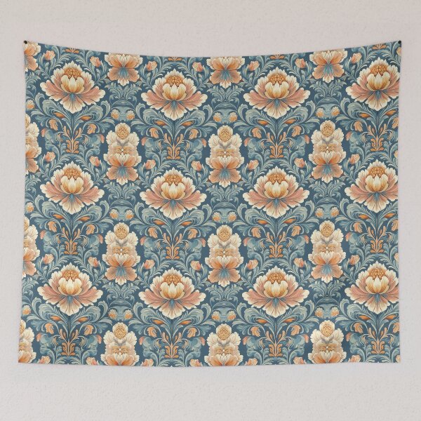 Item preview, Ornate Vintage Floral Seamless Pattern in Warm Tones designed and sold by KennySeamless.