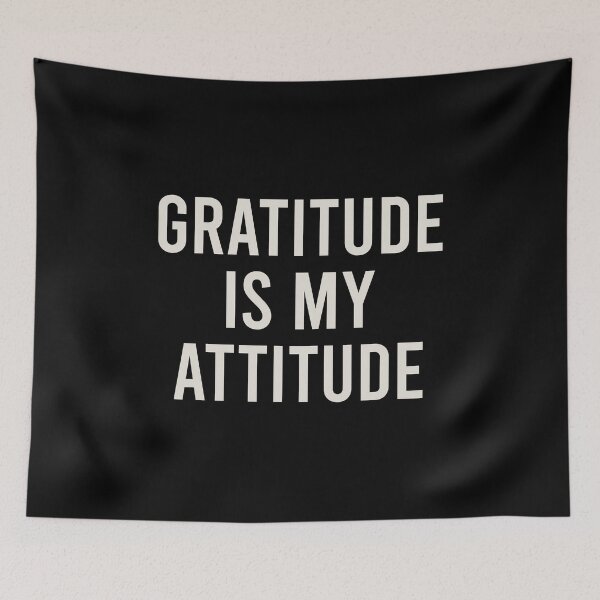 Item preview, Gratitude is my Attitude - Positive Message designed and sold by zhilwahesani.