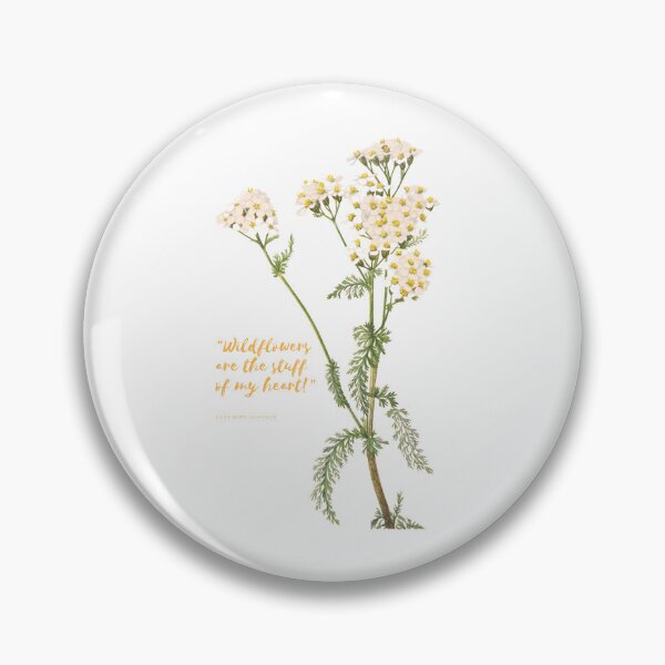 Item preview, Botanical Art Yarrow Wildflower Quote designed and sold by MochaMeli.