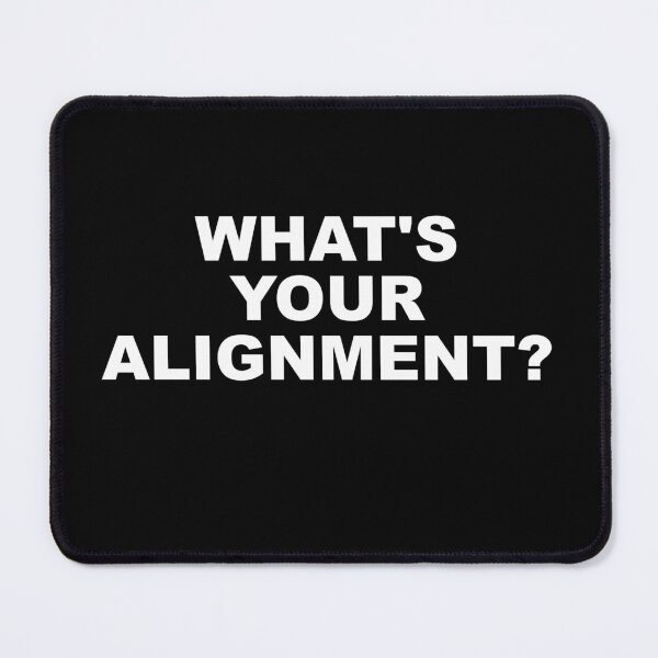 Item preview, What's Your Alignment? designed and sold by ZepoPublishing.