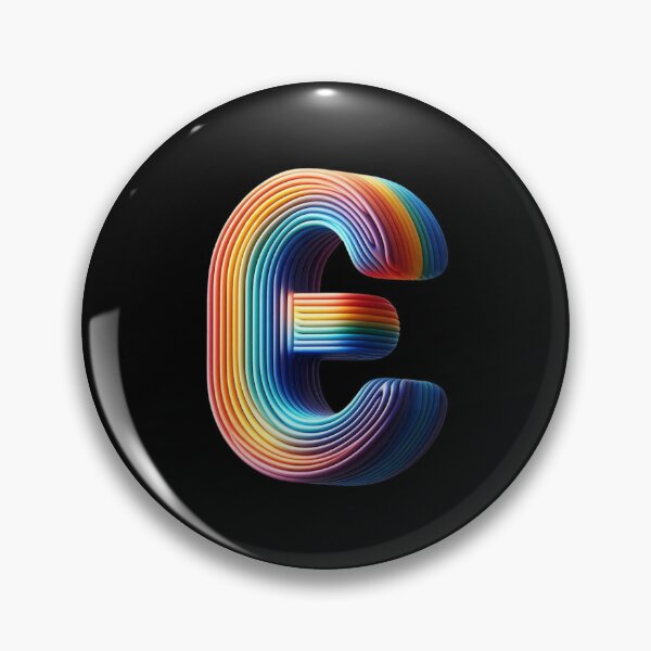 Item preview, Letter E, Rainbow designed and sold by Myra365Art.