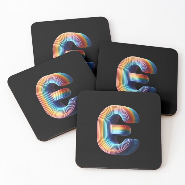 Item preview, Letter E, Rainbow designed and sold by Myra365Art.