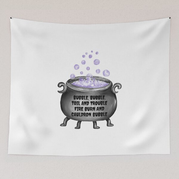 Item preview, Bubble, Bubble, Toil and Trouble designed and sold by earthtokarly.