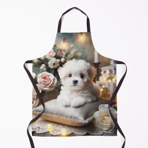 Item preview, Cute Bichon Frise puppy designed and sold by Wags & Tails.